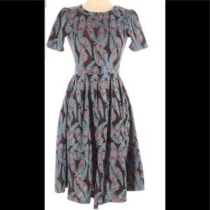 NWT Small luluroe dress, Boho, Paisley print, & M